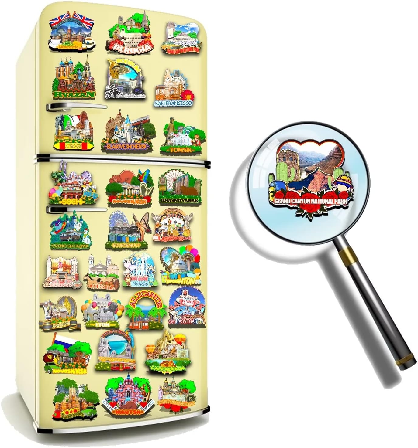Grand Canyon National Park Arizona USA Magnet Fridge Magnet Wooden 3D Landmarks Travel Collectible Souvenirs Decoration Handmade -1314 image 4