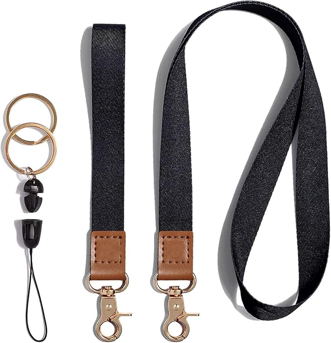 Lanyard for Keys, Neck Lanyard & Wrist Strap Set, Lanyard Neck Strap