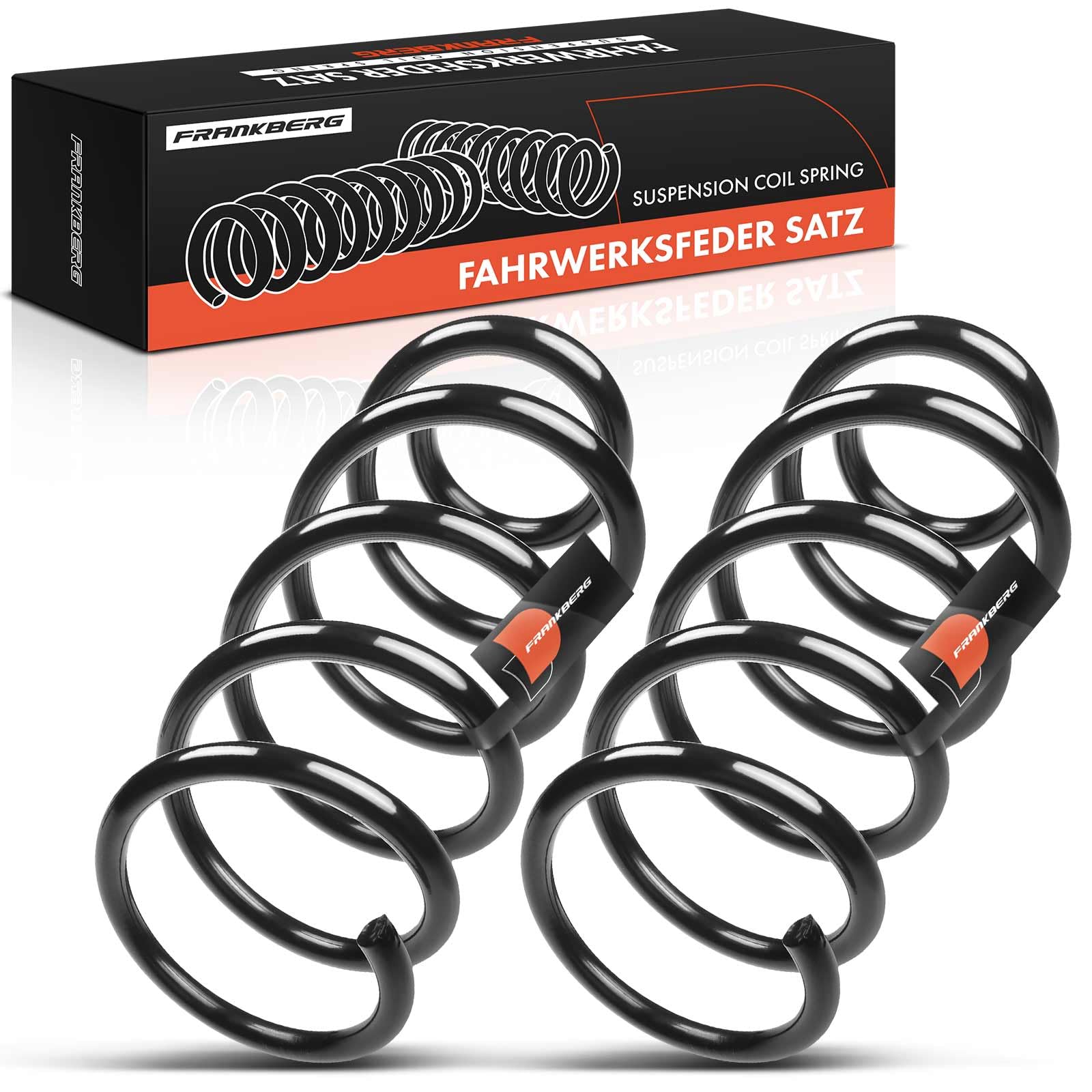 Frankberg 2x Coil Spring Rear Compatible with Corsa D S07 1.0L-1.6L Hatchback 2006-2014 Corsa Mk III (D) S07 1.0L-1.6L Hatchback 2006-2014 Replace# 424116