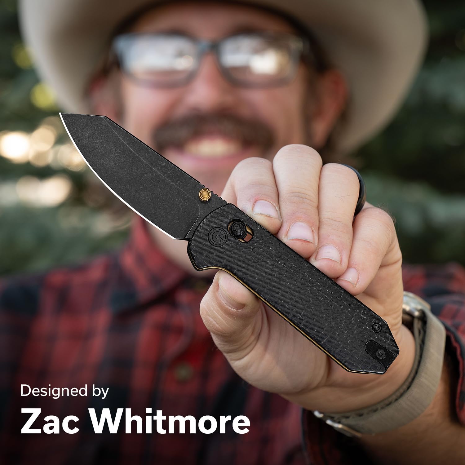 CIVIVI Yonder Folding Pocket Knife for EDC, Crossbar Lock Knife with 2.88" 14C28N Blade Micarta Handle, Small Lightweight Knife Gifts for Men Women Camping Hiking, Designed by Zac Whitmore C23073B-2