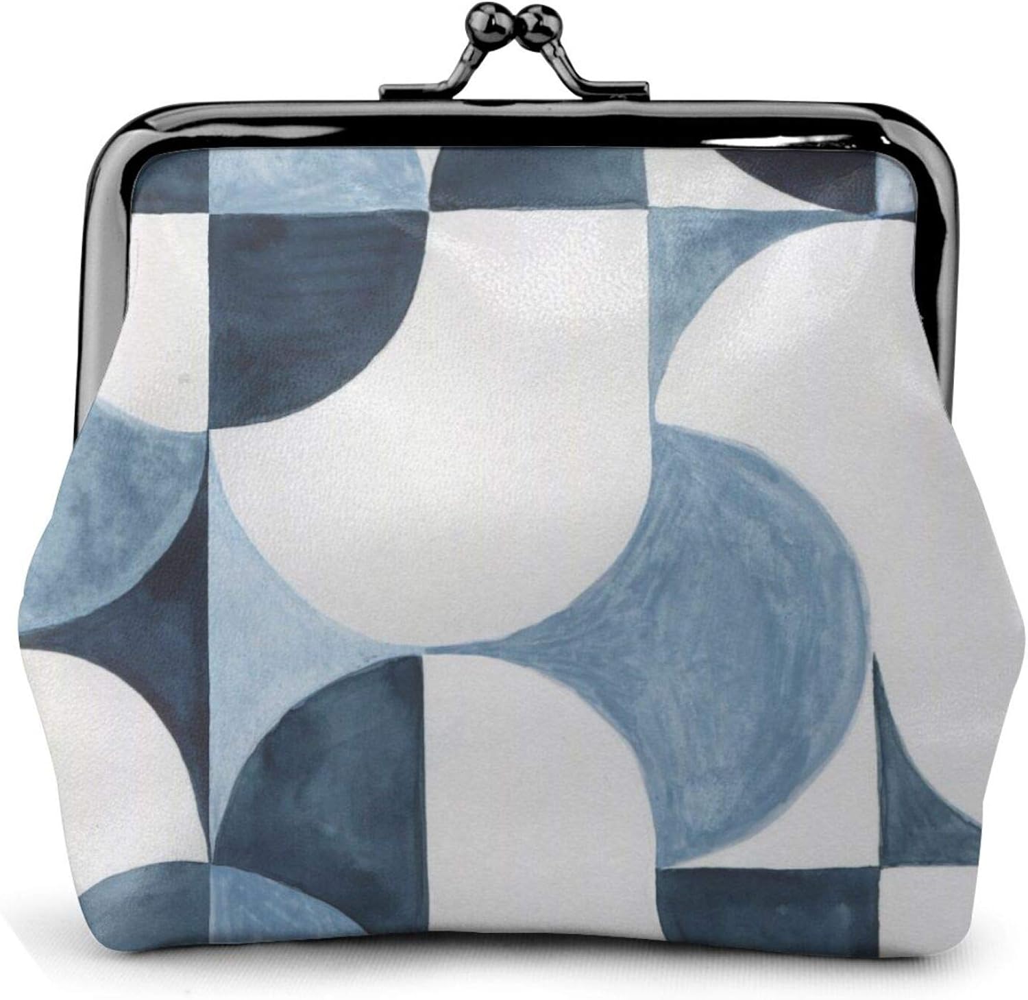 Dadabuliu 小銭入れ がま口 コインケース 水彩画 北欧風 丸柄 抽象 個性 ミニ財布 メンズ レディース 人気 本革 おしゃれ お札いれ カード入れ 手持ち キーケース メーカー在庫限り品 かわいい 小さい 可愛い ファッション 小型