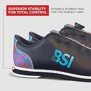Amazon.com | BSI Unisex Kaizen Dial Bowling Shoes - Teal/Red