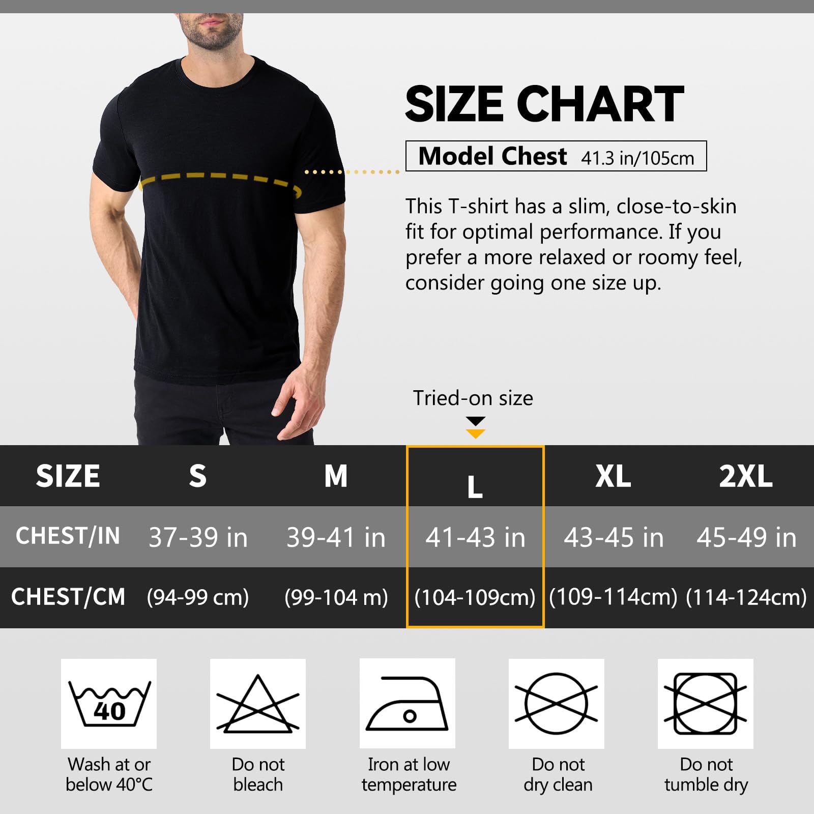 Merino Protect 100% lana merino, maglietta da uomo, resistente agli odori, leggera, traspirante, per viaggi ed escursioni, Mimetico, XX-Large