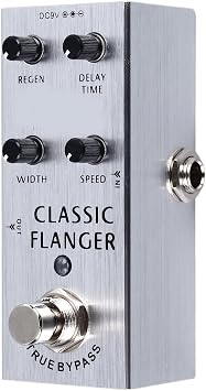 Multifunctional Electric Guitar Effector Pedal with Knob Adjustment and Metal Shell for Various Music Styles Silver
