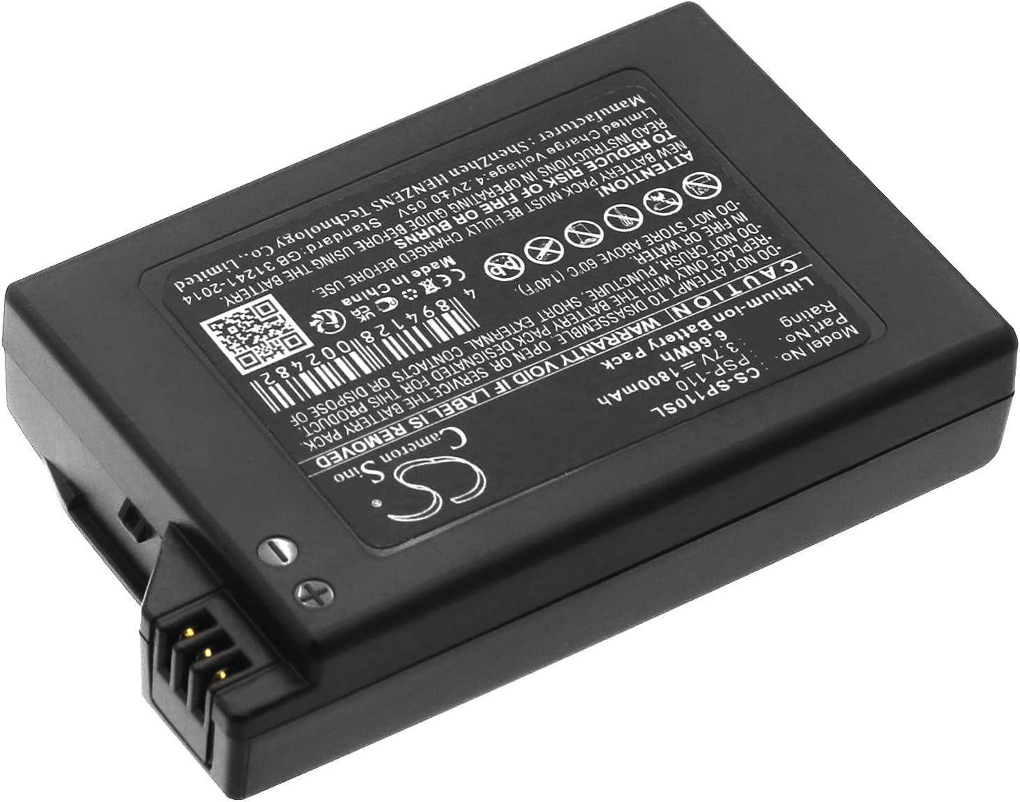 Battery for Sony PSP-1000, PSP-1000G1, PSP-1000G1W, PSP-1000K, PSP-1000KCW