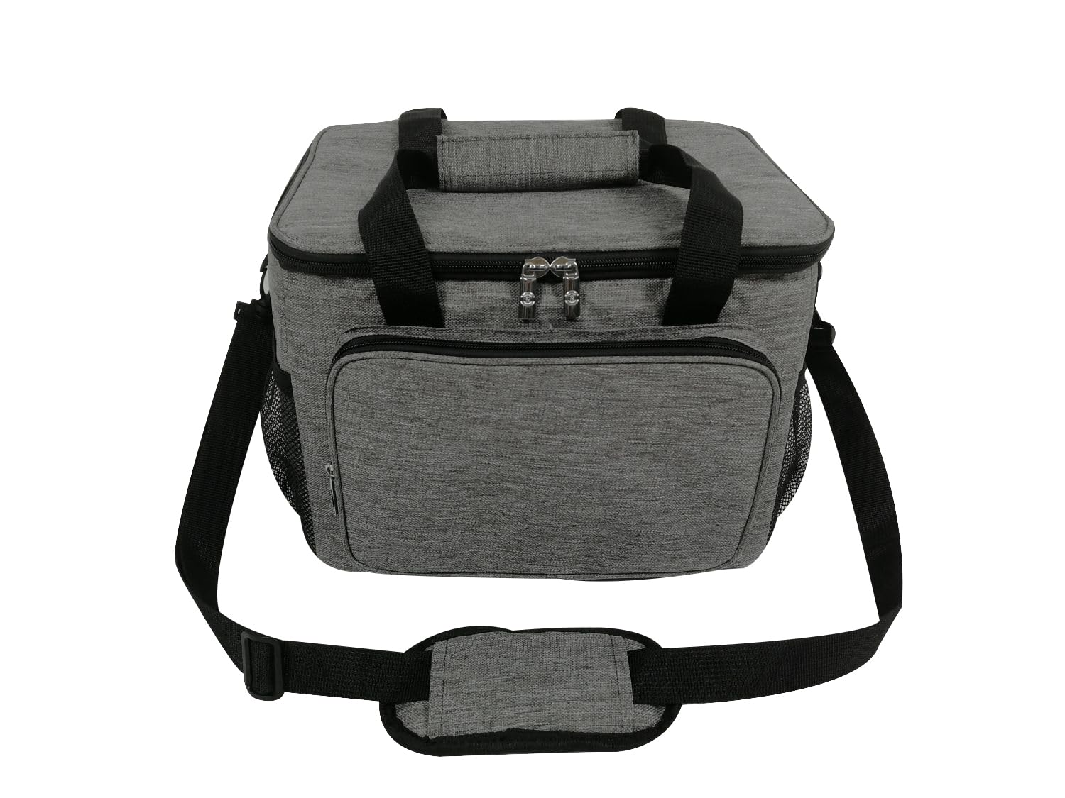 REQUISITE NEEDS Insulated Picnic Bag 15L Large Cooler Bag Lunch Bag For Lunch/Work/School/Beach/Picnic (Grey) - Image 2
