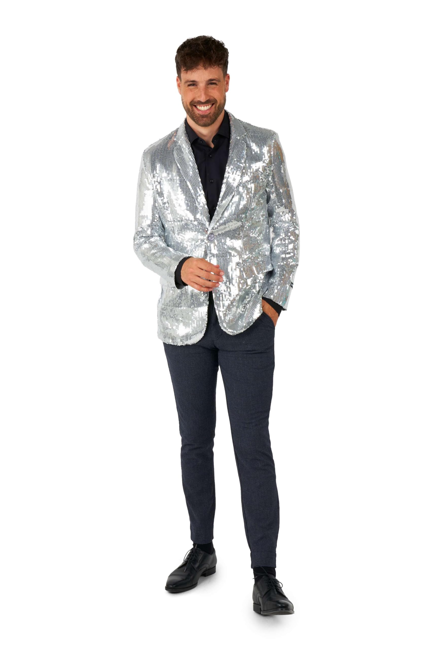 Suitmeister Sequins Red Americana Hombre