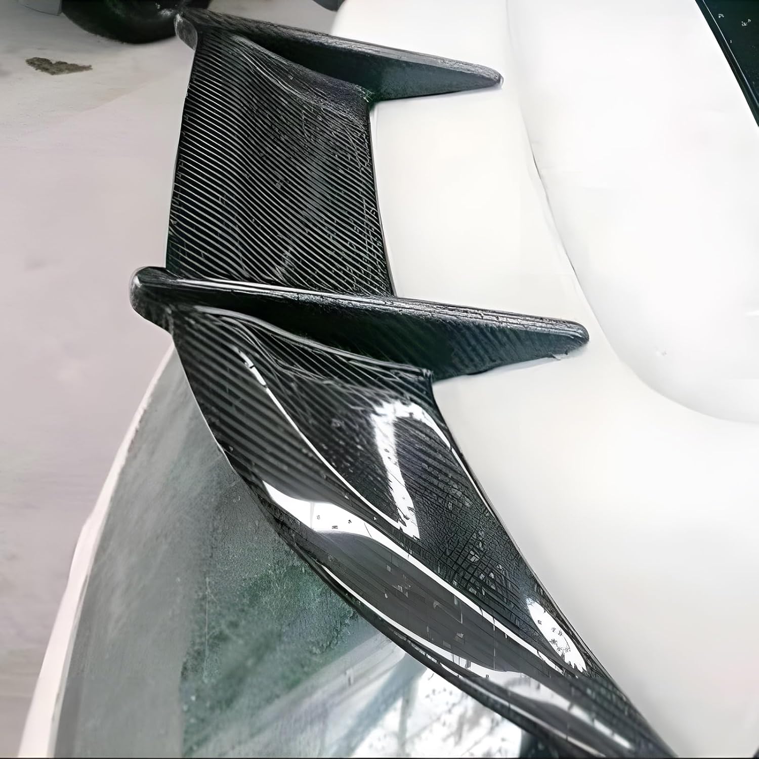 Carbon Fiber Rear Wing Spoiler Compatible with VW Golf 6 MK6 2008–2012 Rear Trunk Lip Spoiler Wing Vehicle Body Styling Kit
