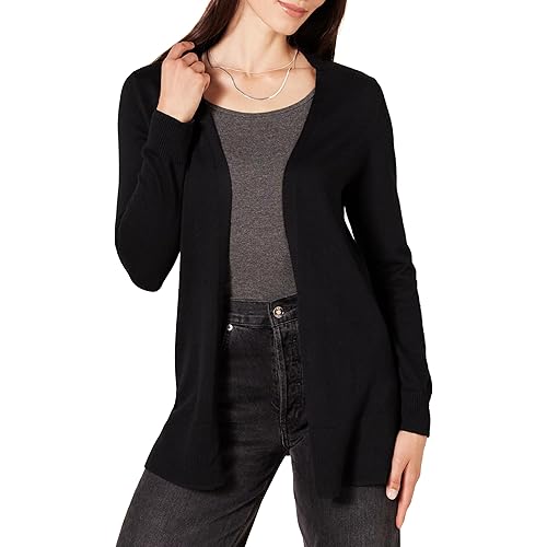 Amazon Essentials Women's Lightweight Open-Front Cardigan Sweater (Available in Plus Size)