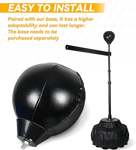 Miniatura 7 de Bolsa reflectante de bola sólida y gruesa, no necesita bomba, ideal para artes marciales mixtas y boxeo, apta para todos los equipos de boxeo