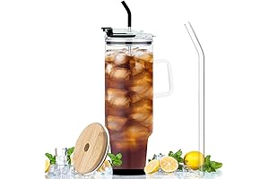 Massive 40oz Glass Tumbler: Your Hydration Hero!