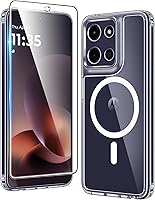 Vista 413 de FNTCASE Funda magnética para iPhone 12, grado militar, protección contra caídas, antiamarilleamiento, duradera, resistente y parachoques a prueba