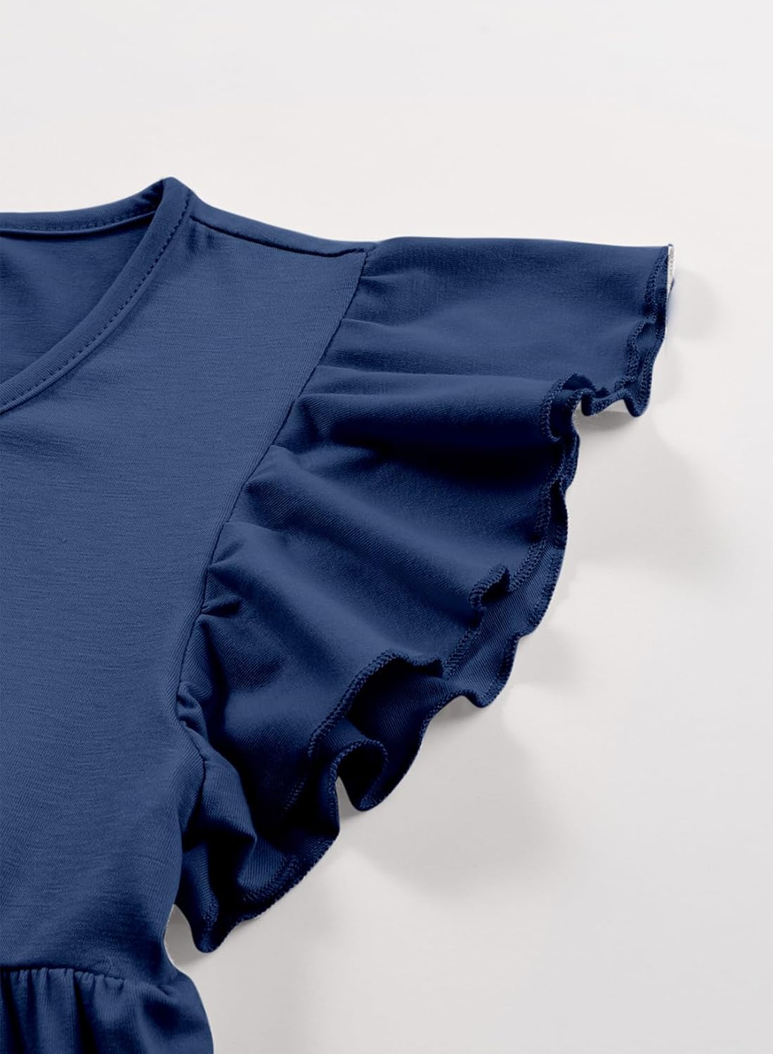 blibean Girls Summer Boho Sun Dress Tween Ruffles Tiered Dresses Size 6-15 Years - Image 9