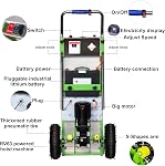 880lb Electric Stair Climbing Hand Trucks Dolly Cart for Moving, Heavy Duty Stair Climber Cart 1200W Powered Stair Climbing Hand Truck, Green