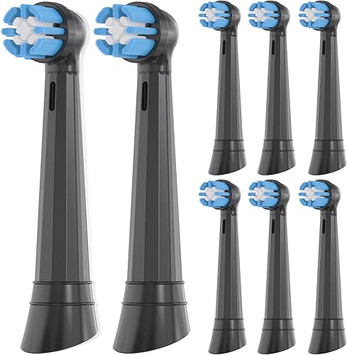 YMPBO - Cabezales de repuesto para cepillo de dientes eléctrico Oral-B iO Series, paquete de 8 cabezales de cepillo para Oral B iO 10 9 8 7 6 5 4 3,