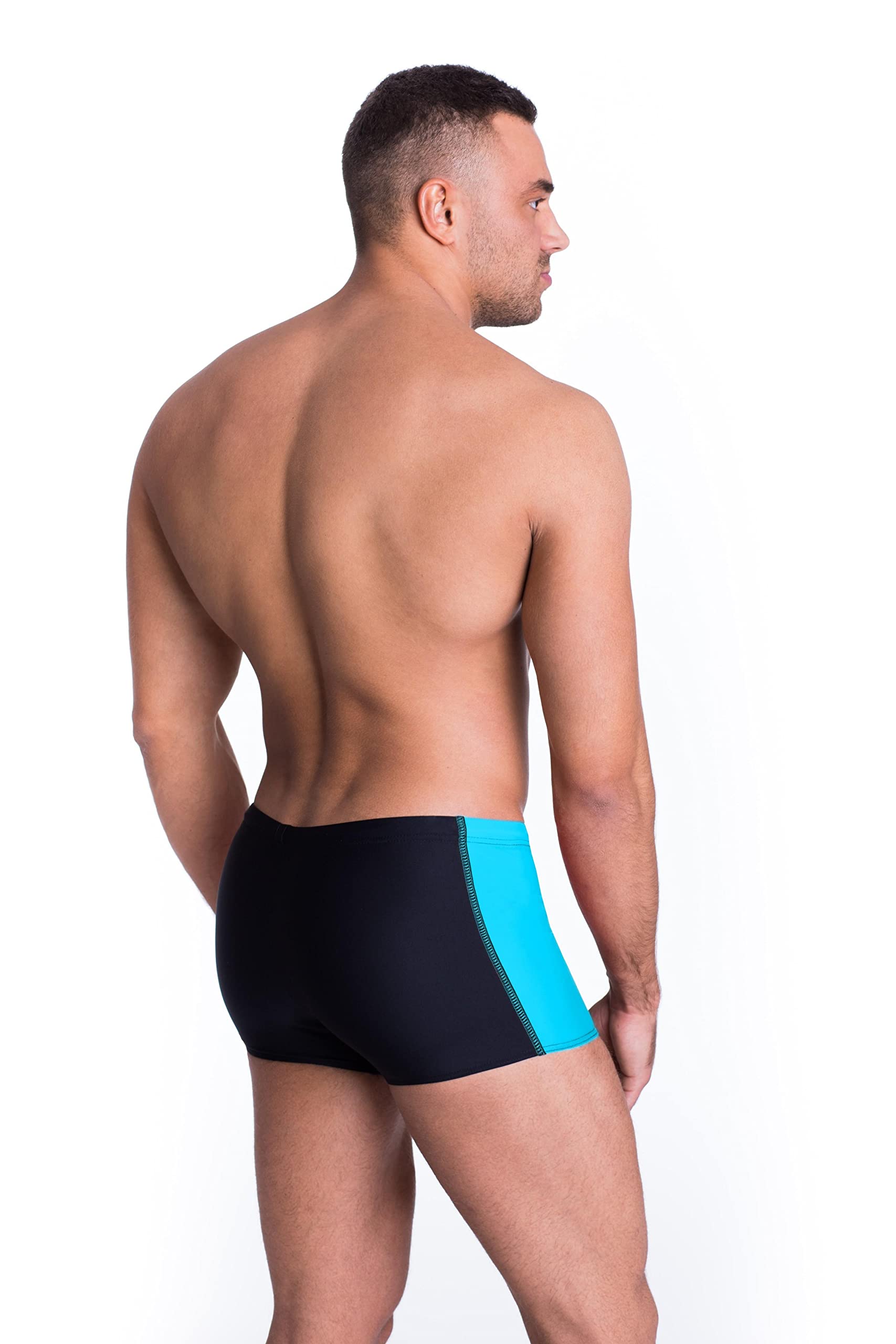 Aquarti Herren Badehose mit Reißverschlusstasche Badeshorts