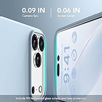 Vista 1397 de GONEZ Funda de silicona para iPhone 15 Pro Max, compatible con Magsafe, protector de cámara + protector de pantalla, forro de microfibra suave Negro