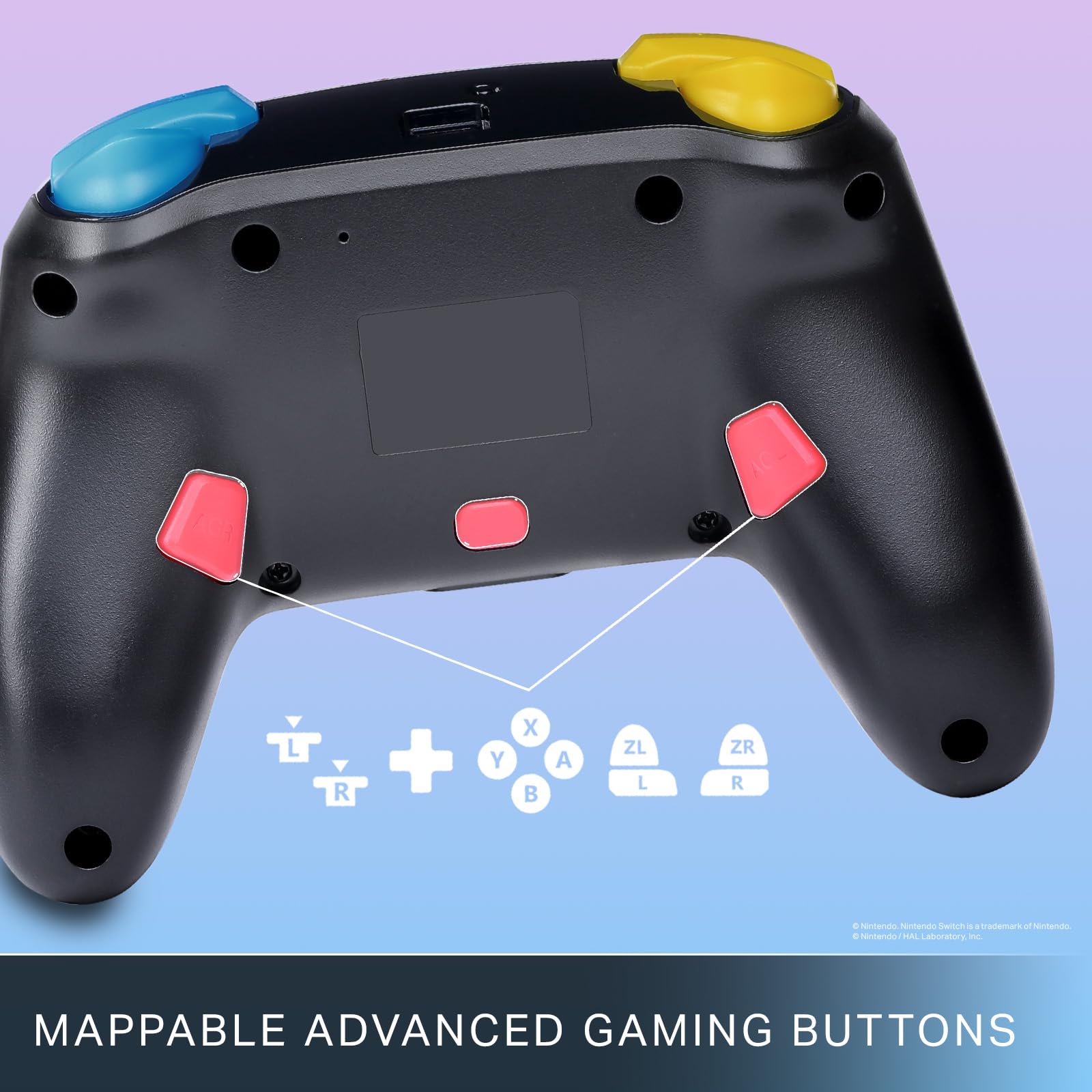 PowerA Controller Senza Fili avanzato per Nintendo Switch - Mondo di Kirby