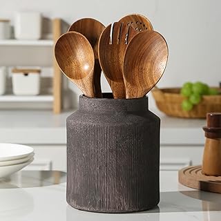 Farmhouse Farmhouse Utensil Holder Crock