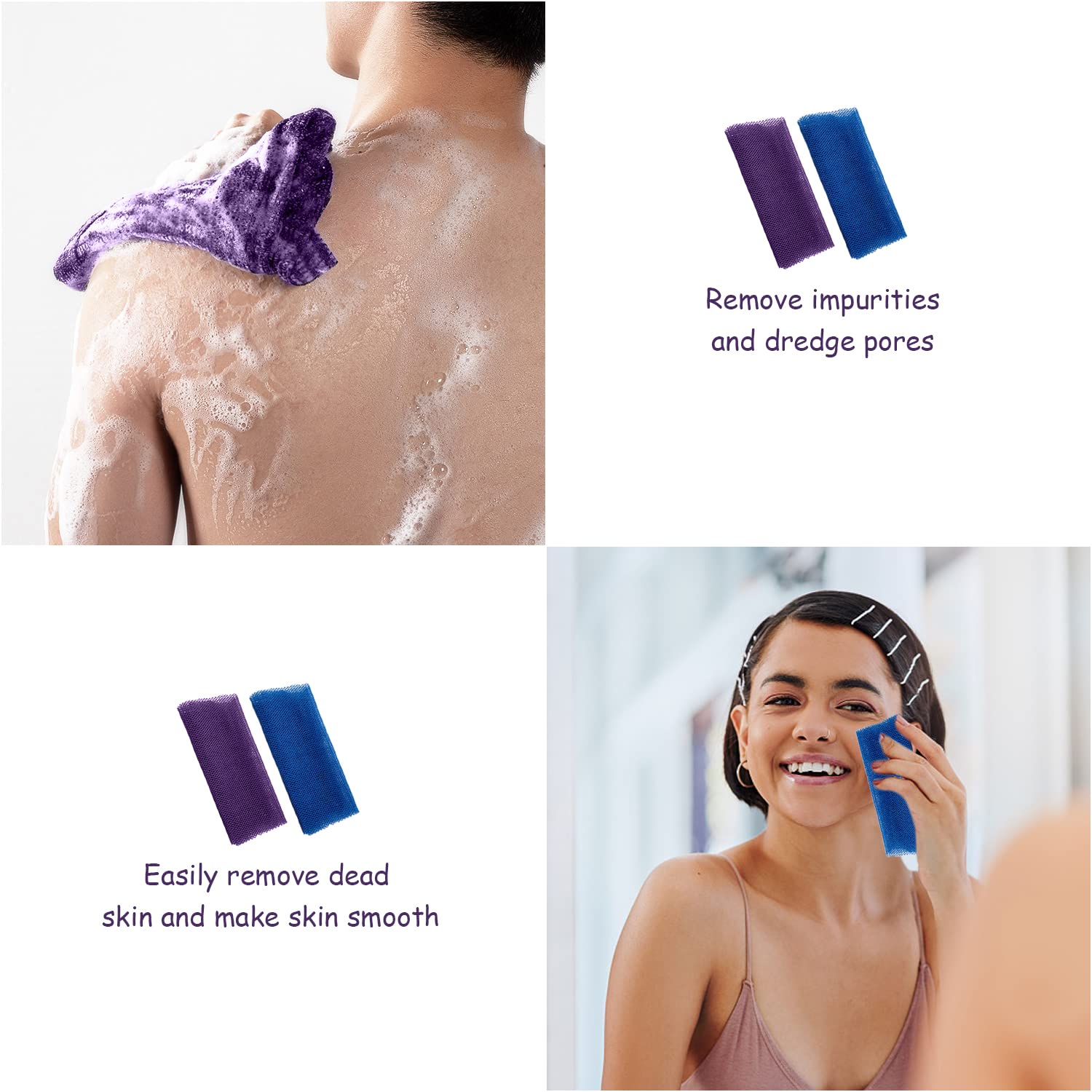 Body Scrub met salicylzuur voor een zuivere huid op rug, schouders en borst