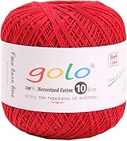 Vista 56 de golo 24 bolas hilo de ganchillo tamaño 10 hilo para tejer a mano hilo de ganchillo 10-24-1