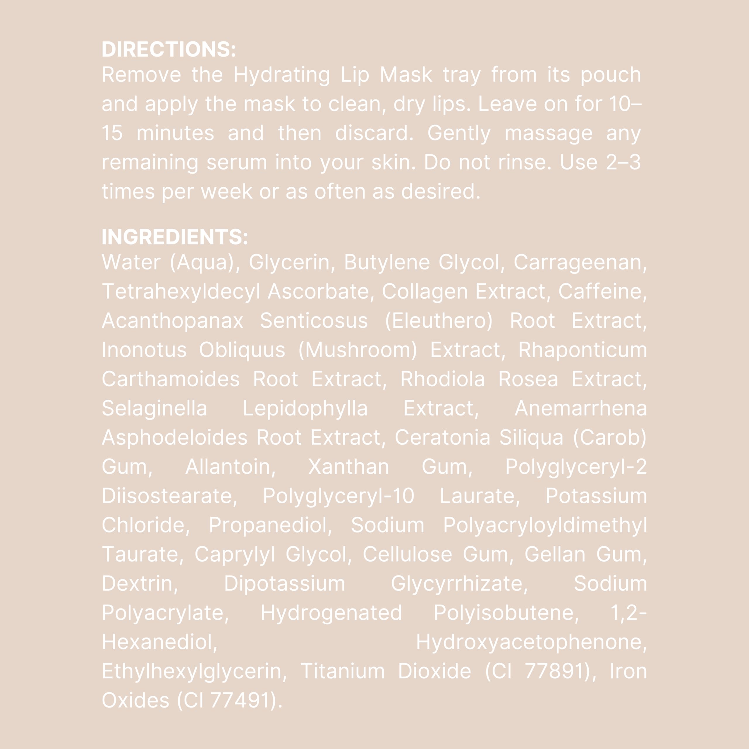 Nu Skin Nutricentials Hydrating Lip Mask - Vitamin C Enriched Mask | Hydrogel Formula for Silky Smooth Lips | Protective Effects, Hydrating Skincare | Optimal Lip Care (Pack of 5)