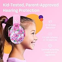 Vista 9 de Vanderfields Kids Ear Protection Earmuffs - Noise Cancelling Headphones for Kids, Autism, Toddler, Children