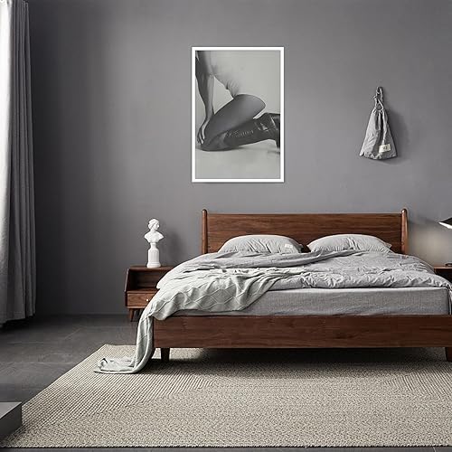 Miniatura 4 de Botas vintage de vaquera occidental en blanco y negro, arte de pared, diseño estético de los años 90, revista de moda, pósteres de lienzo sexys para