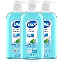 Dial Body Wash, Refresh &amp; Renew Spring Water, 23 Fl Oz (Pack of 3), Hydraclean Complex &amp; Vitamin E, Gentle, Leaves Skin Feeling Nourished, Dermatologist-Tested, No Parabens &amp; Sulfates