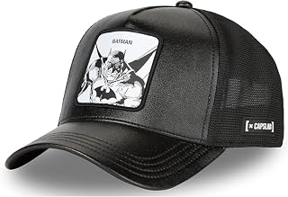 Capslab Batman DC Schwarz Weiß Trucker Cap