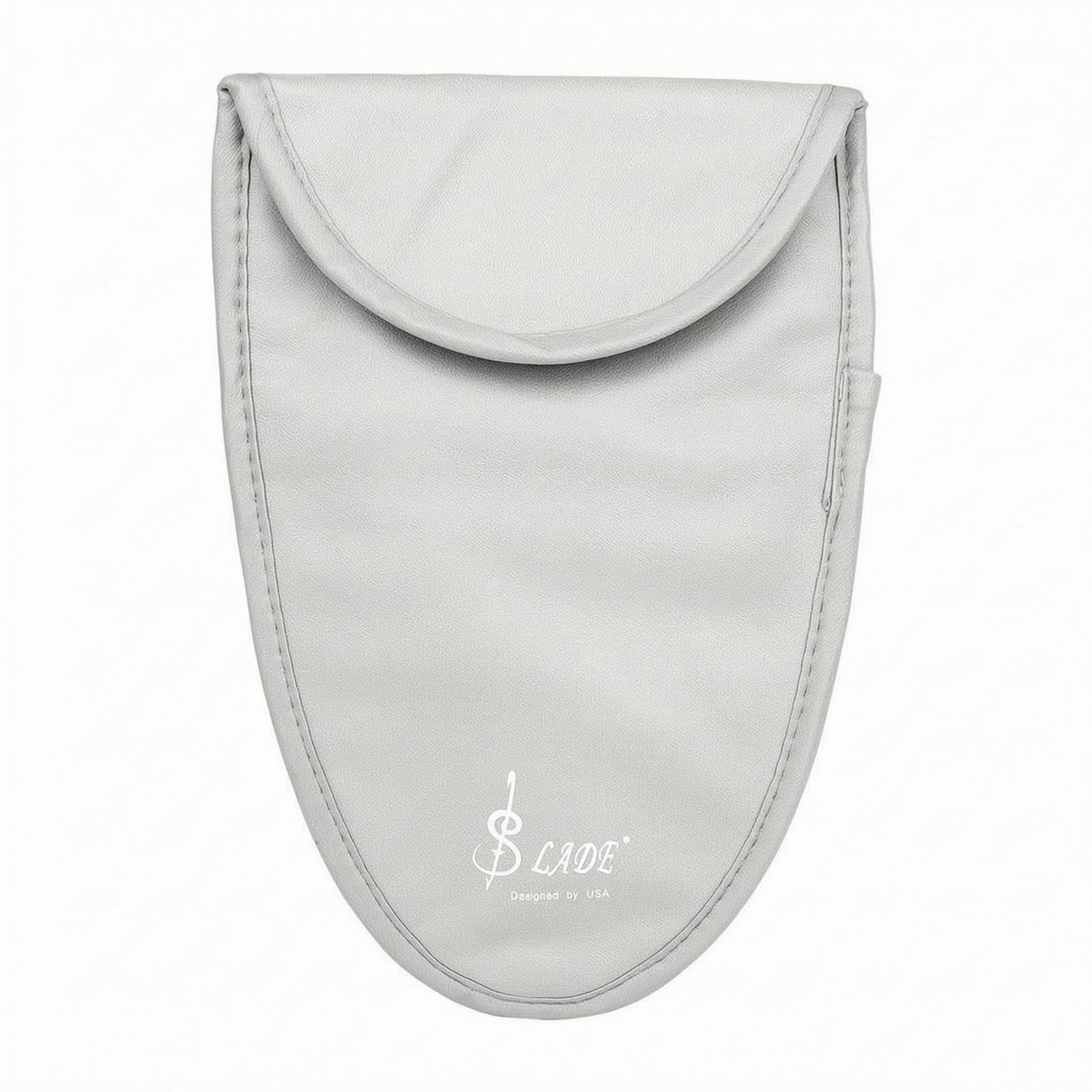 SNAPPSY Saxophone Neck Storage Pouch Textile Saxophone Neck Pouch Soft Lining for Travel, Music Practice Gray Tenor-picture-28
