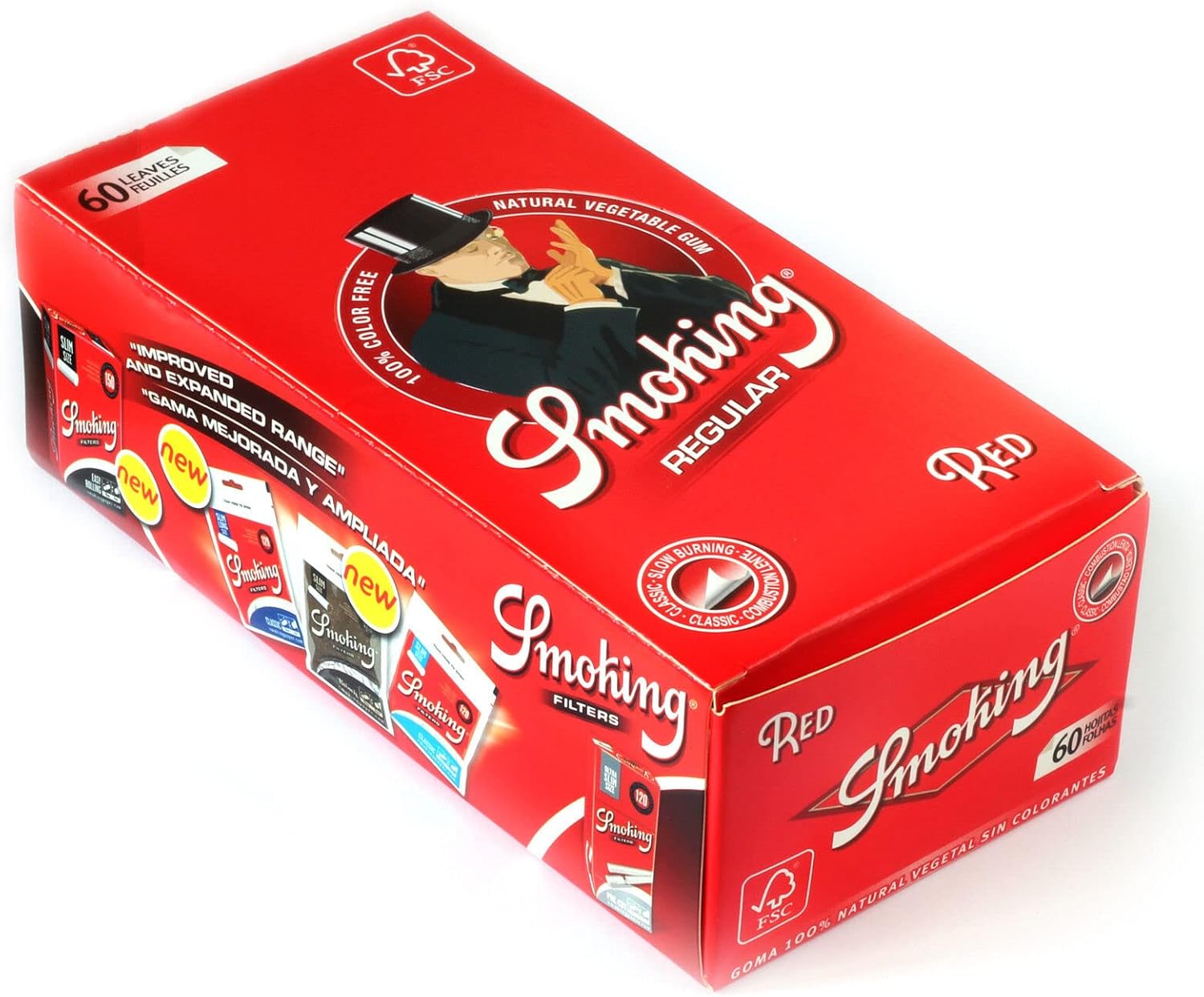 Smoking Brand Rolling Papers - Red Regular (70mm)