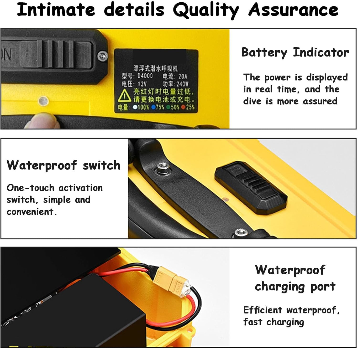 COYEUX Scuba Dive System, Portable Rechargeable Scuba Diving Tank, with 10m Hose & Diving Breathing Regulator Detachable Scuba Machine, for Recreational Diving