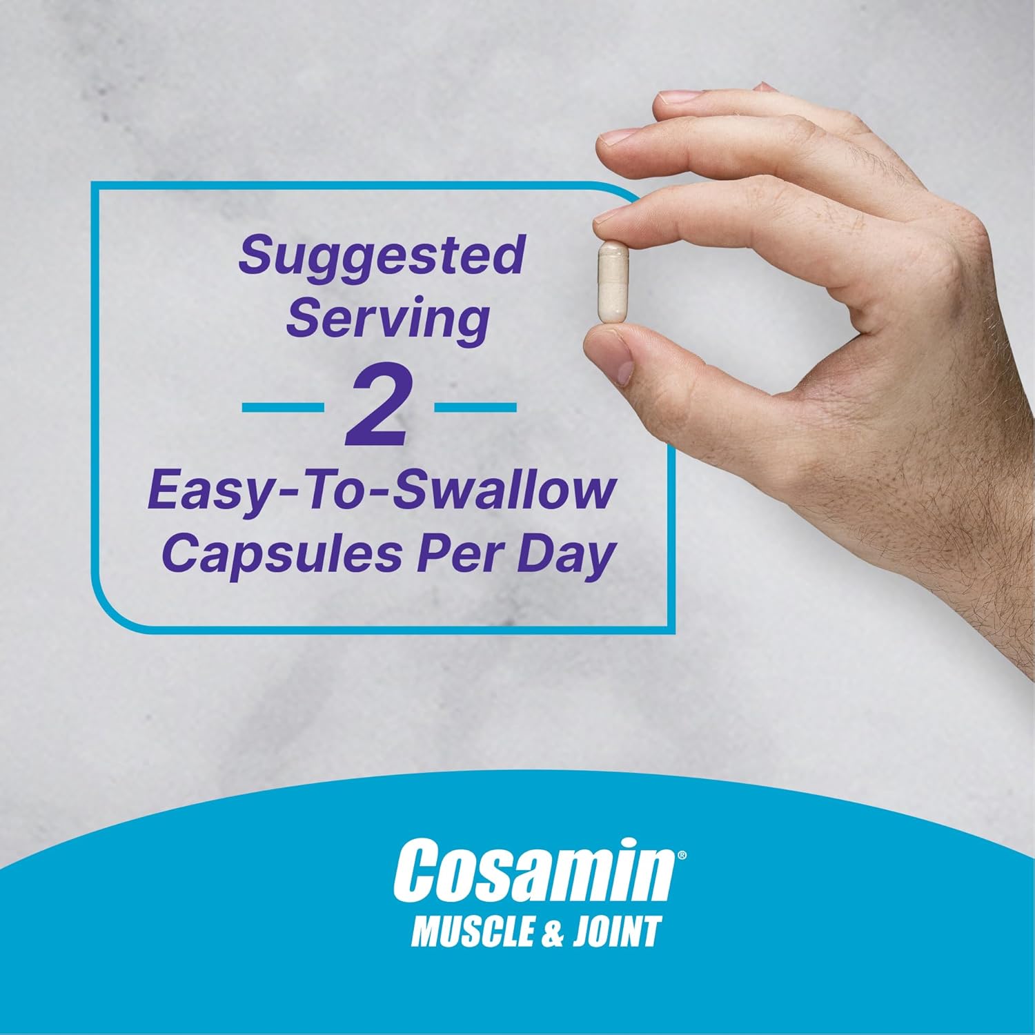 Cosamin Nutramax Muscle & Joint, Works to Decrease Cartilage Breakdown, Joint Health Supplement, Adult Men and Women Joint Health, 74 Capsules