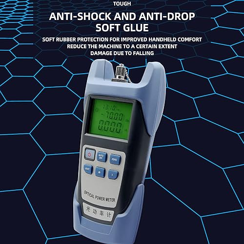 Miniatura 7 de FTTH Herramienta de probador de cable óptico de fibra óptica Prueba de medidor de potencia de fibra óptica Siete longitudes de onda+10 a -70dBm para