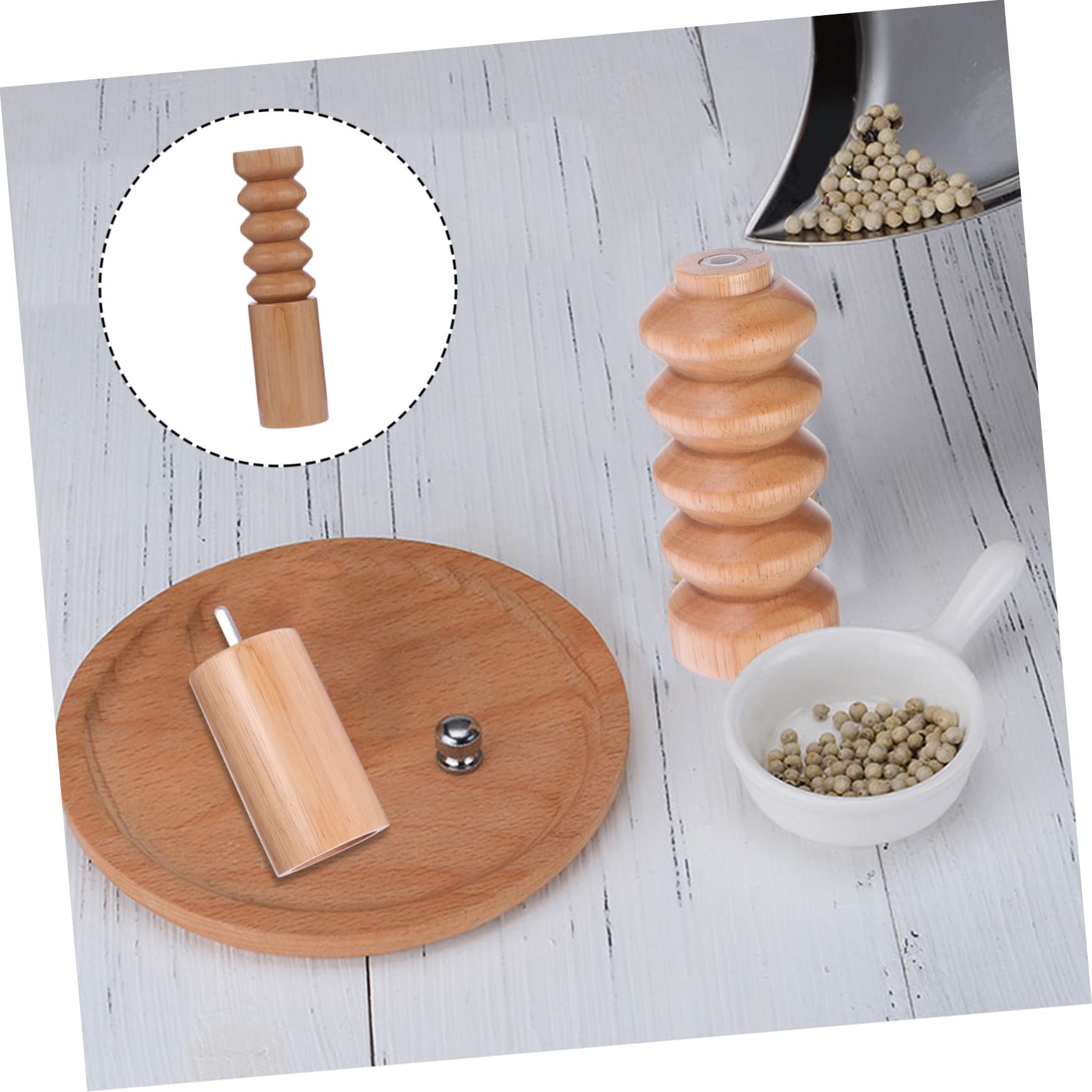 Manuelle Pfeffermühle und Keramik, Verstellbar, Khaki