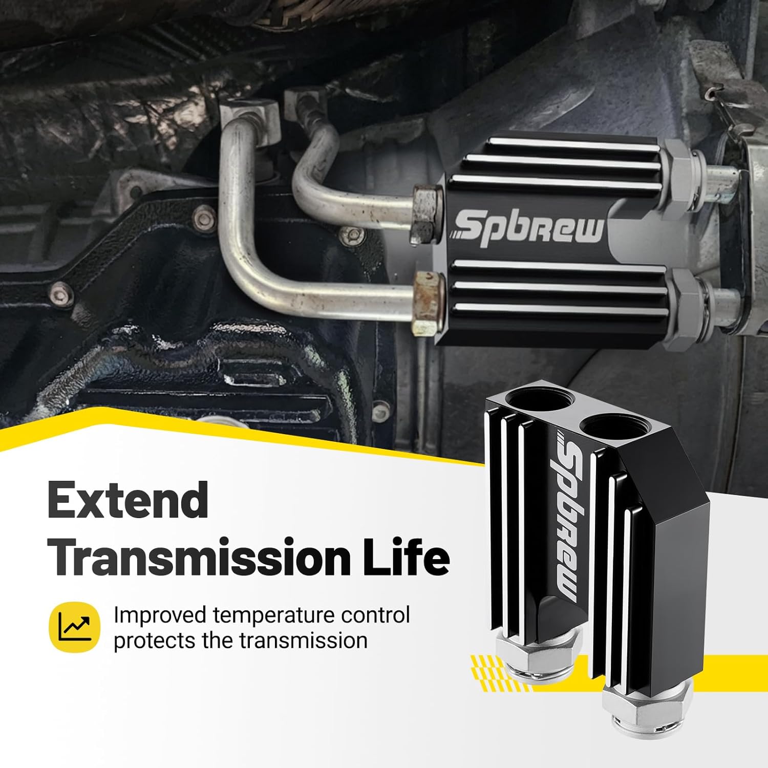 Transmission Thermal Bypass Valve Upgrade Kits Fits for 2013-2018 Ram 2500 3500 6.7L Cummins Diesel with 68RFE / Aisin AS69RC