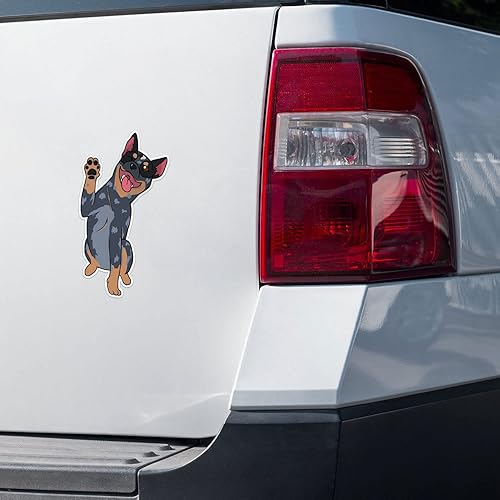 Miniatura 2 de Calcomanía de vinilo para parachoques de coche Blue Heeler