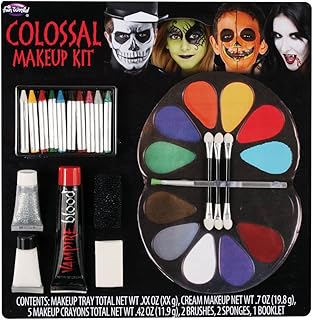 Fun World Kit de maquillaje festivo con purpu...