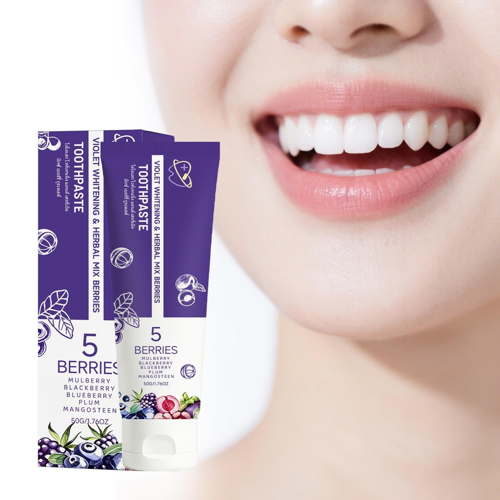 Dentifricio ai frutti di bosco for l'igiene orale