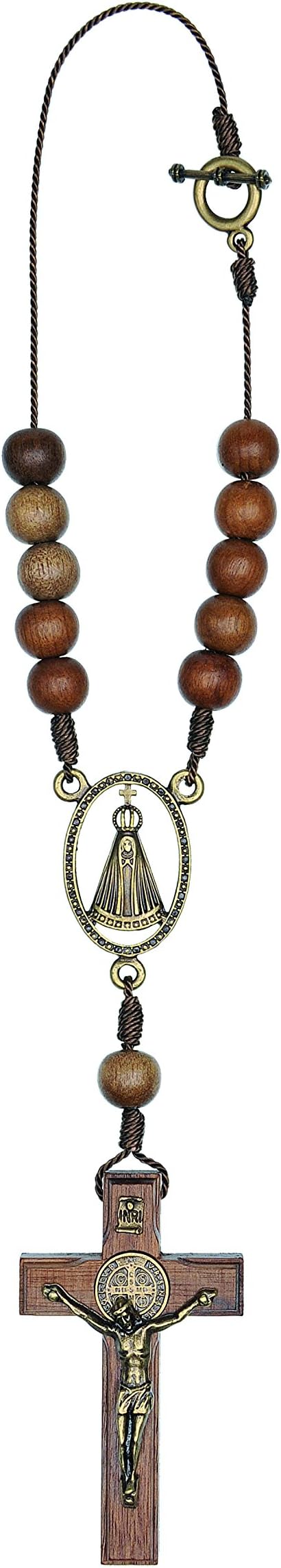 Intercession Car Rearview Mirror Rosary (Aparecida)