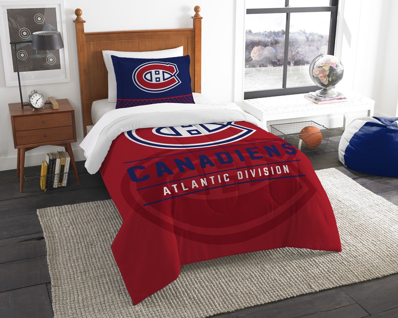 Northwest NHL Draft Twin Comforter and Sham
