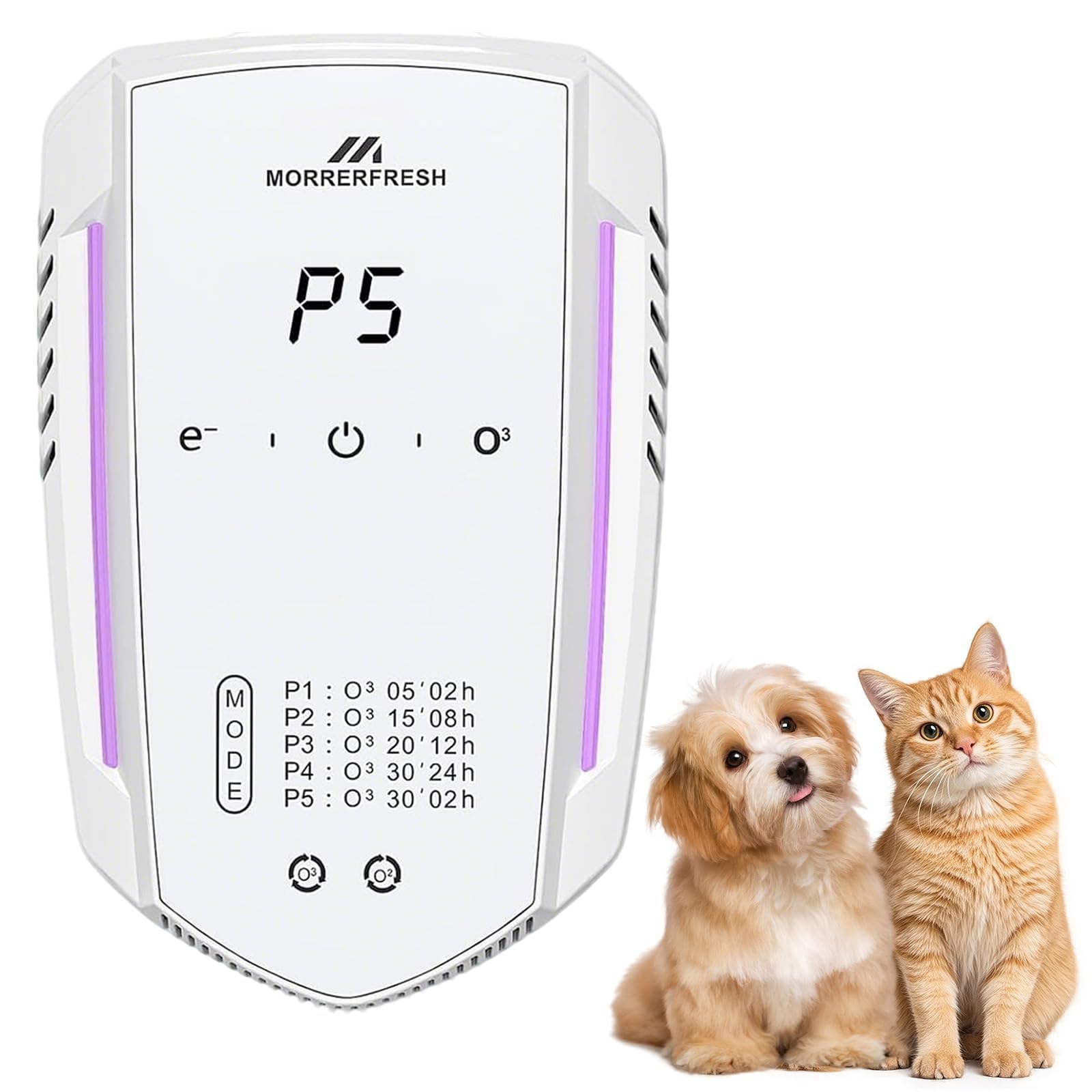 Ioniseurs d'air pour la maison et purificateur d'air portable litière chat