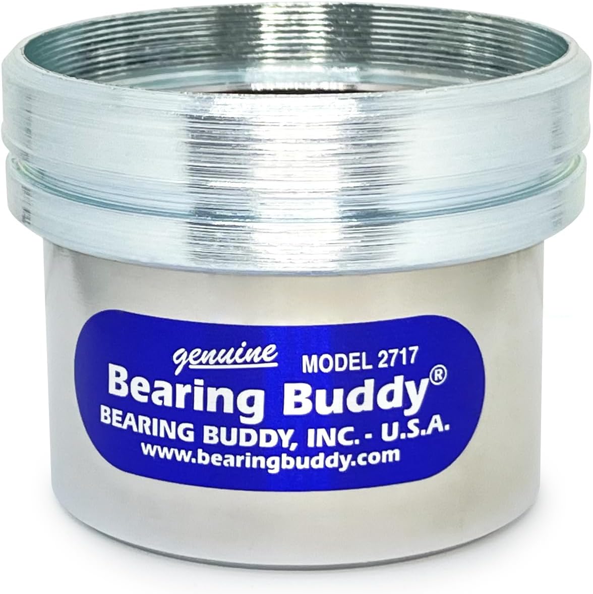Bearing Buddy 2717 - USA-Made Chrome Plated Wheel Bearing Protectors w/ 23B Bra - Trailer Hub Dust Cap Replacement for Boats, ATVs, Utility Trailers & More - Only Fits Hubs w/ a 2.717” Inside Diameter