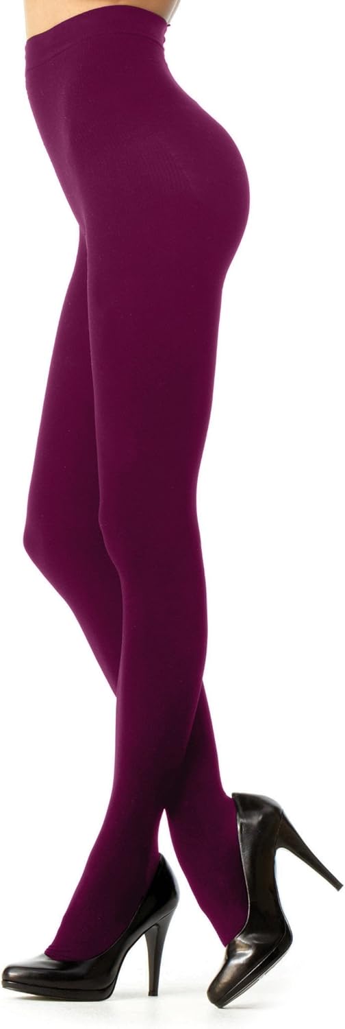 MeMoi Perfectly Opaque Tights, Comfortable and Smoothing Control Top Tights, 40 Denier Opaque Finish - Sizes S-Q2 - Image 8