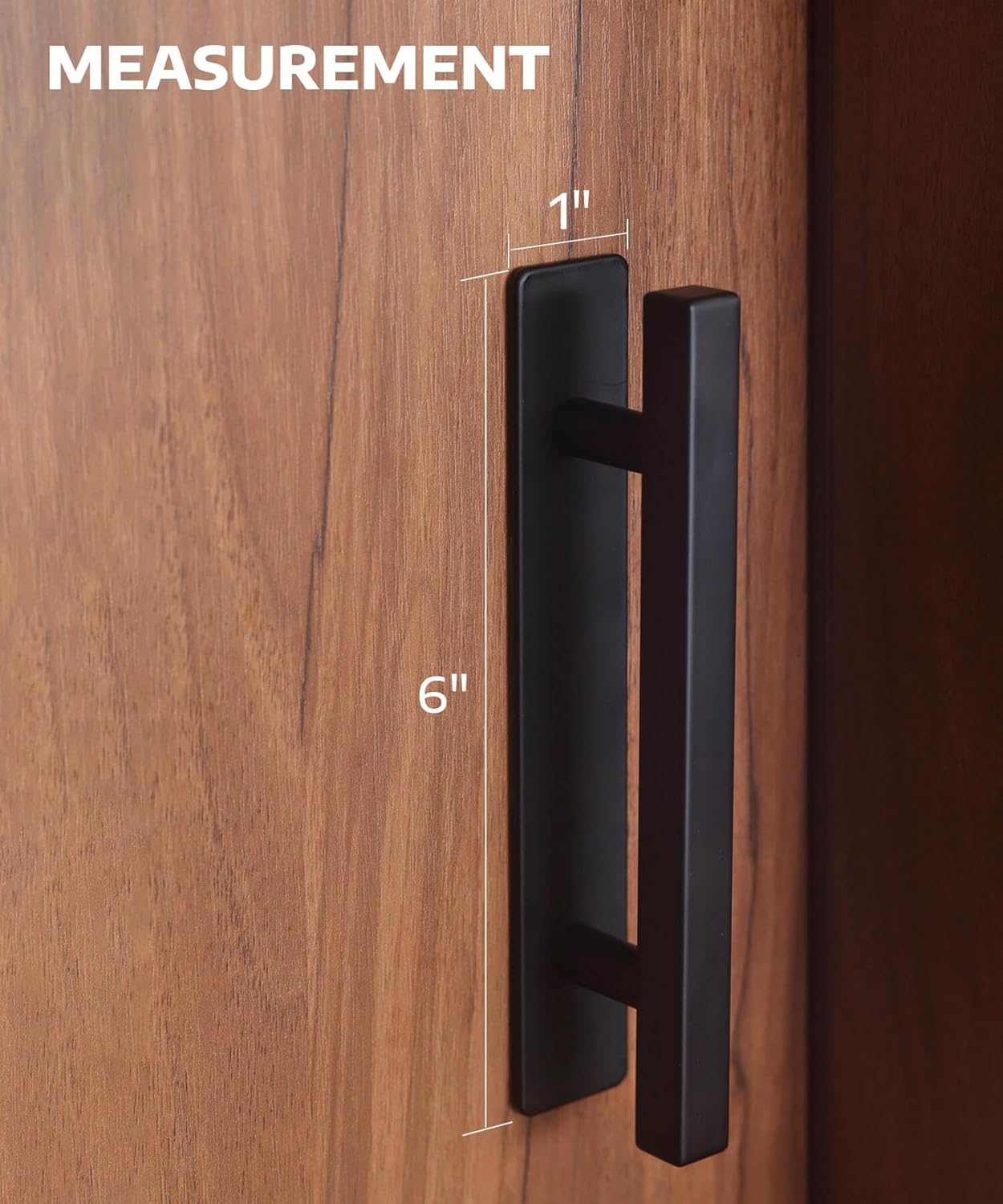 14 Pack Self Adhesive Cabinet Handles Matte Black No Drill Drawer Pulls Stick On Handle for Cabinets Closets Sliding Shower Doors, 6" Overall Length