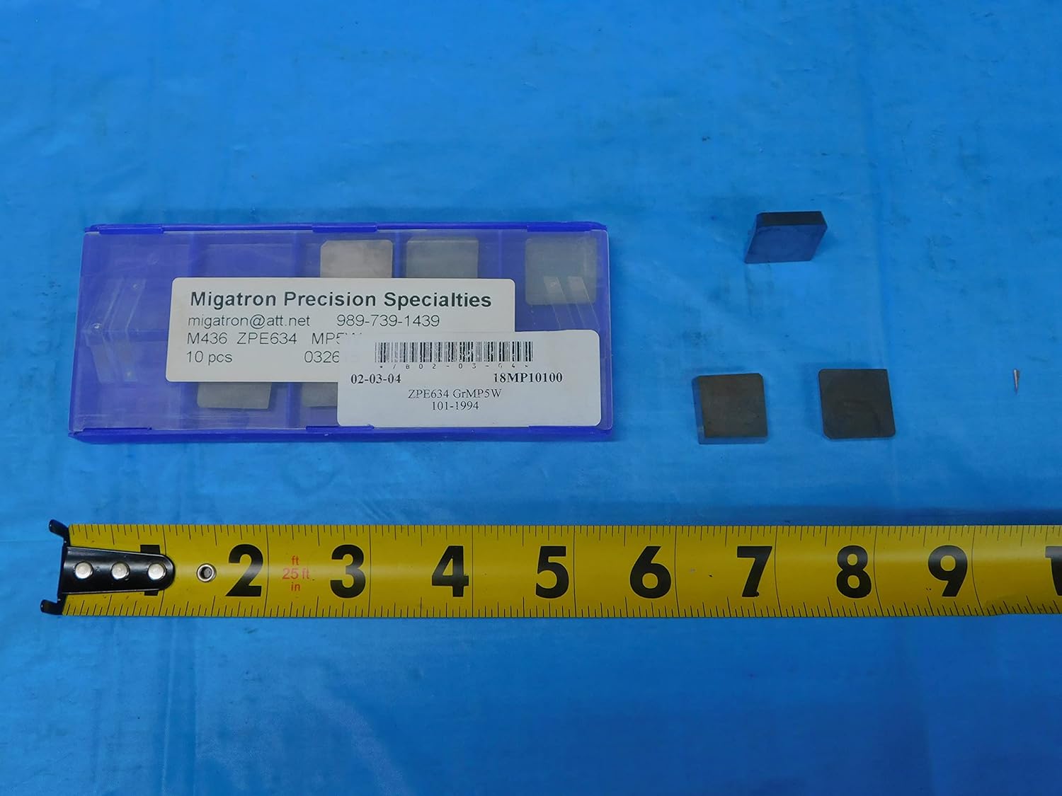 10PCS New MIGATRON M436 ZPE 634 MP5W Carbide Turning Inserts - JP1064RDT