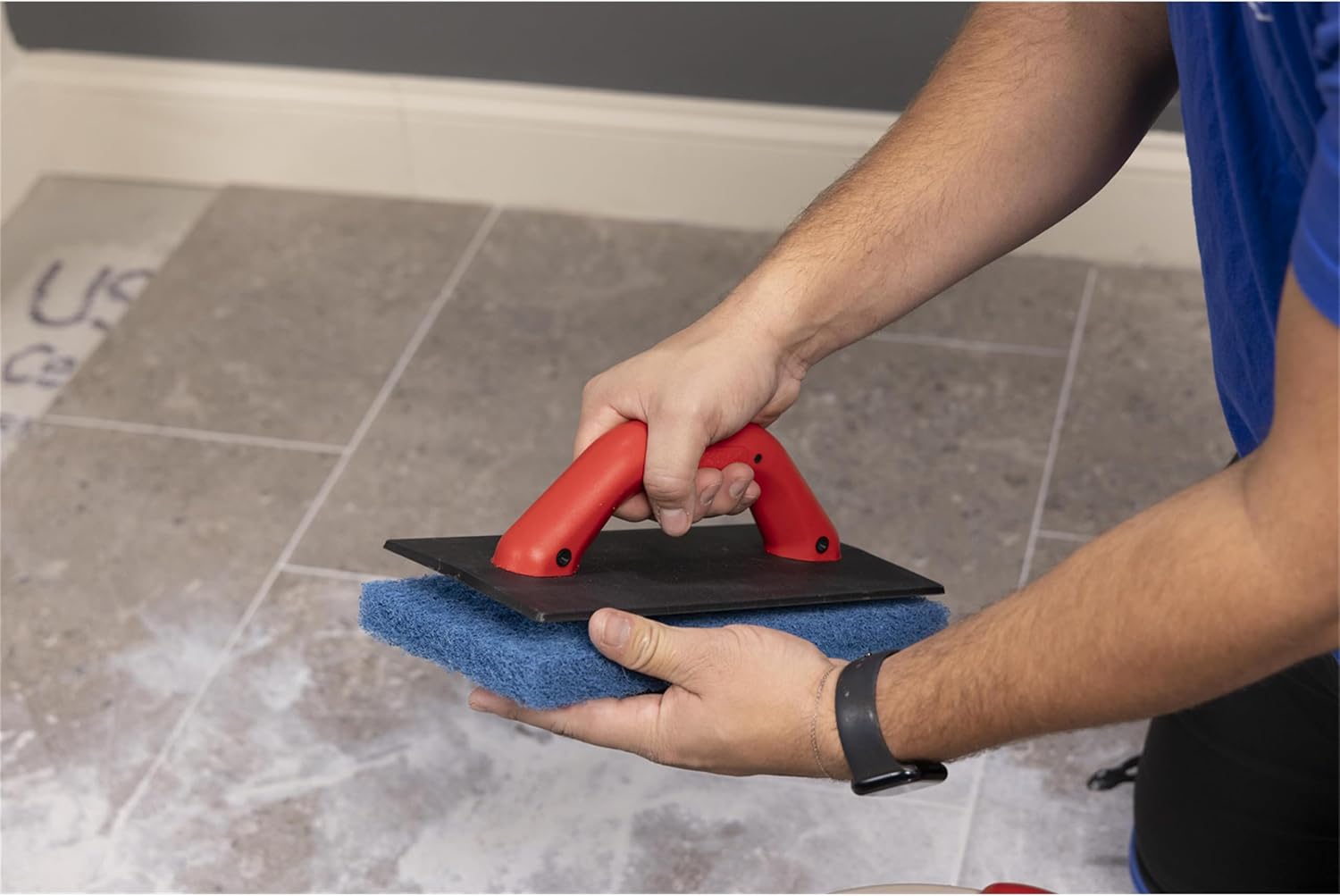 BARWALT Ultra Grouting System Abrasive Wall Scrub Pad, Grout Tool image 4