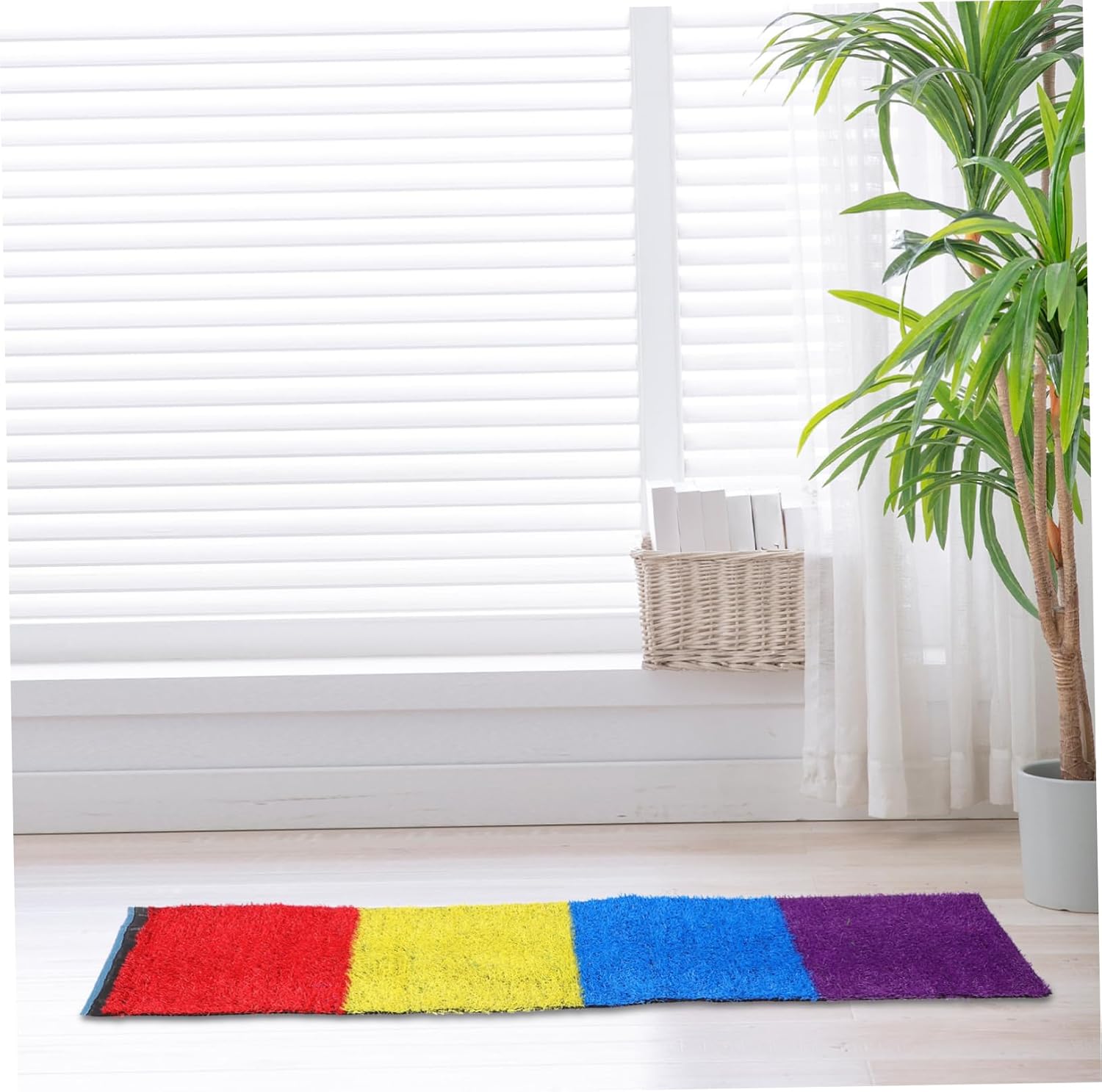 HANABASS Artificial Turf Playground Mat for Outdoor Use Fake Grass Rug for Boys and Girls Play Areas Synthetic Grass Floor Mat Easy to Clean M² Imitation Turf