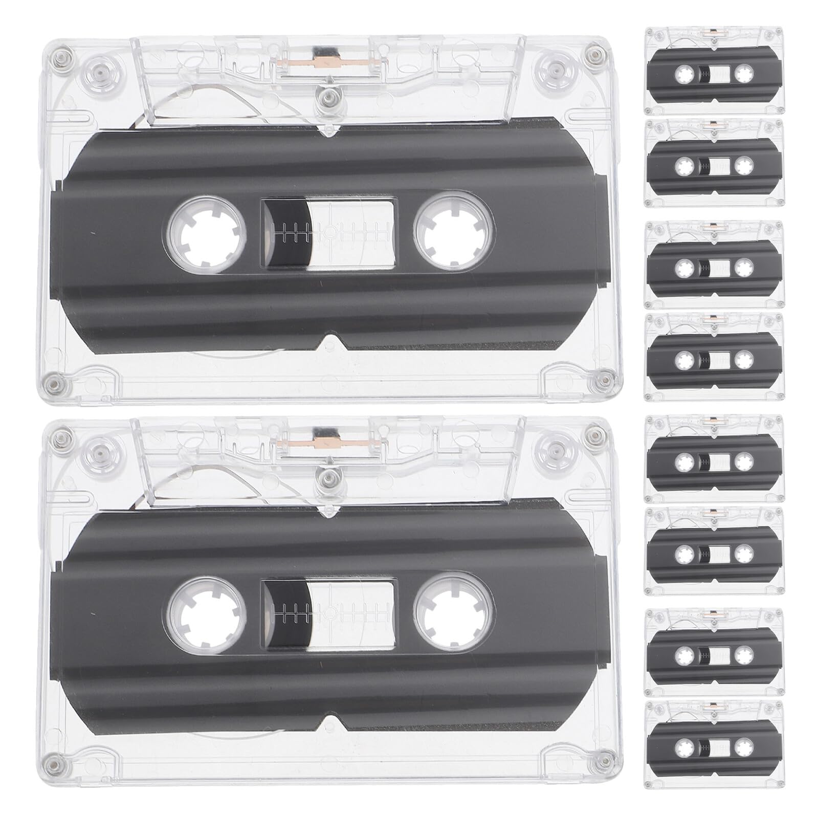 para Grabaciones Versátiles Plástico Duradero 10 Cintas de Casete Vacías de 30 Minutos en Educación y Decoraciones de Fiesta Vintage